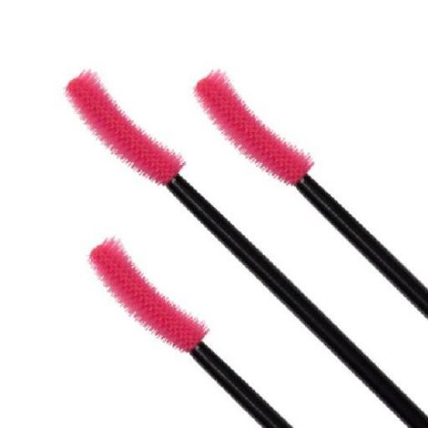 Candy Pink Silicon Lash Brush