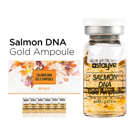 Set of 6 - Stayve Salmon DNA Gold Ampoule.