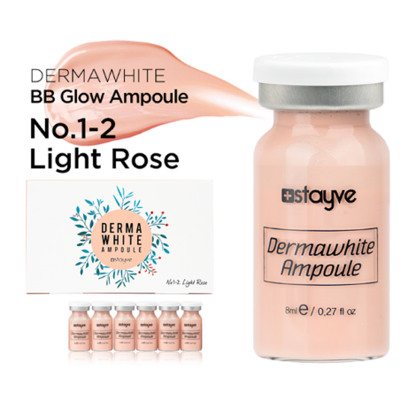 6er-Set - Stayve Dermawhite BB Glow Serum Nr.1-2 Light Rose