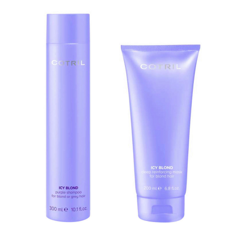 COTRIL Icy Blond Purple Shampoo & Deep Reinforcing Mask